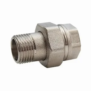 Згін американка пряма Fado Fit Nickel Ø 1-1/2" внутр.- зовн. різьба